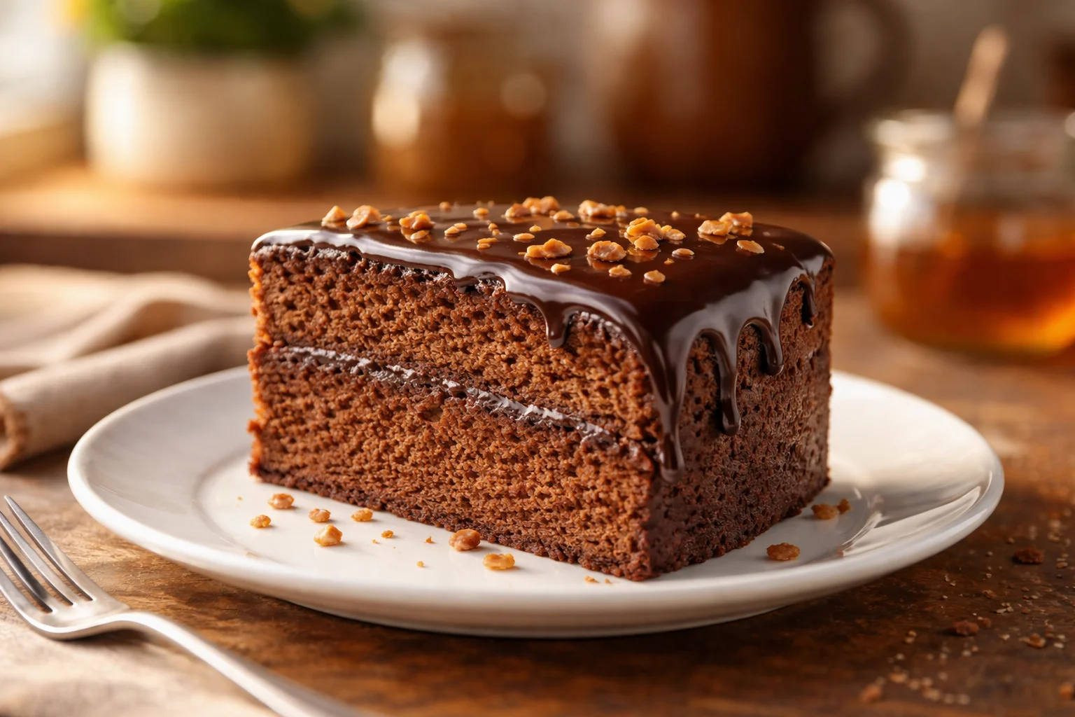 Traditional German Honey Cake (Honigkuchen)