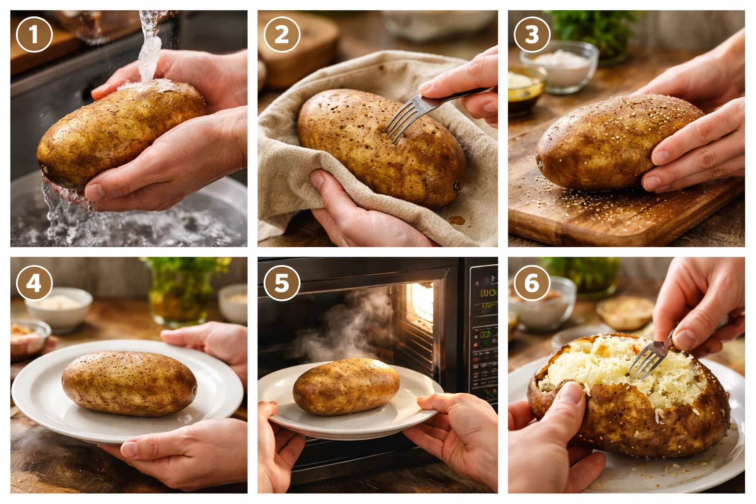 baked potato microwave