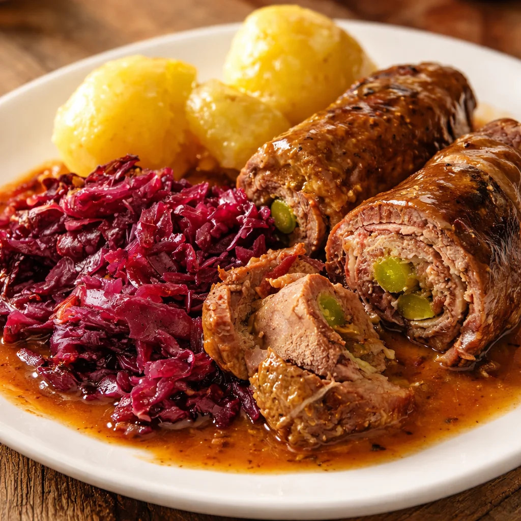 Savor the Flavor: Authentic German Rouladen Recipe You’ll Love 34 Delicious authentic German Rouladen made with beef, mustard, bacon, and pickles.