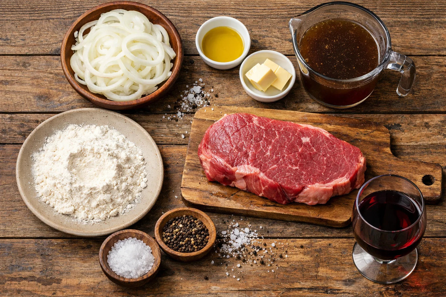 Traditional Zwiebelrostbraten (German Onion Beef Roast)