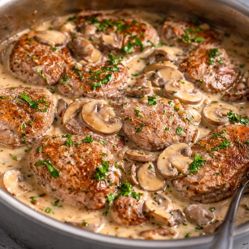 Savory Schweinelendchen Recipe - German Pork Tenderloin Delight 34 Schweinelendchen Recipe with German Pork Tenderloin in creamy mushroom sauce