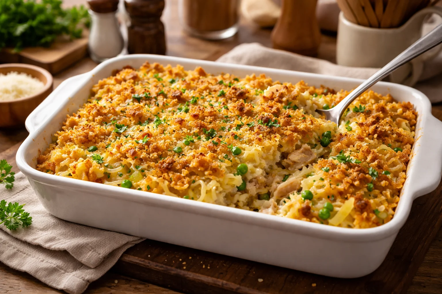 Simple and Delicious Tuna Noodle Casserole You'll Love