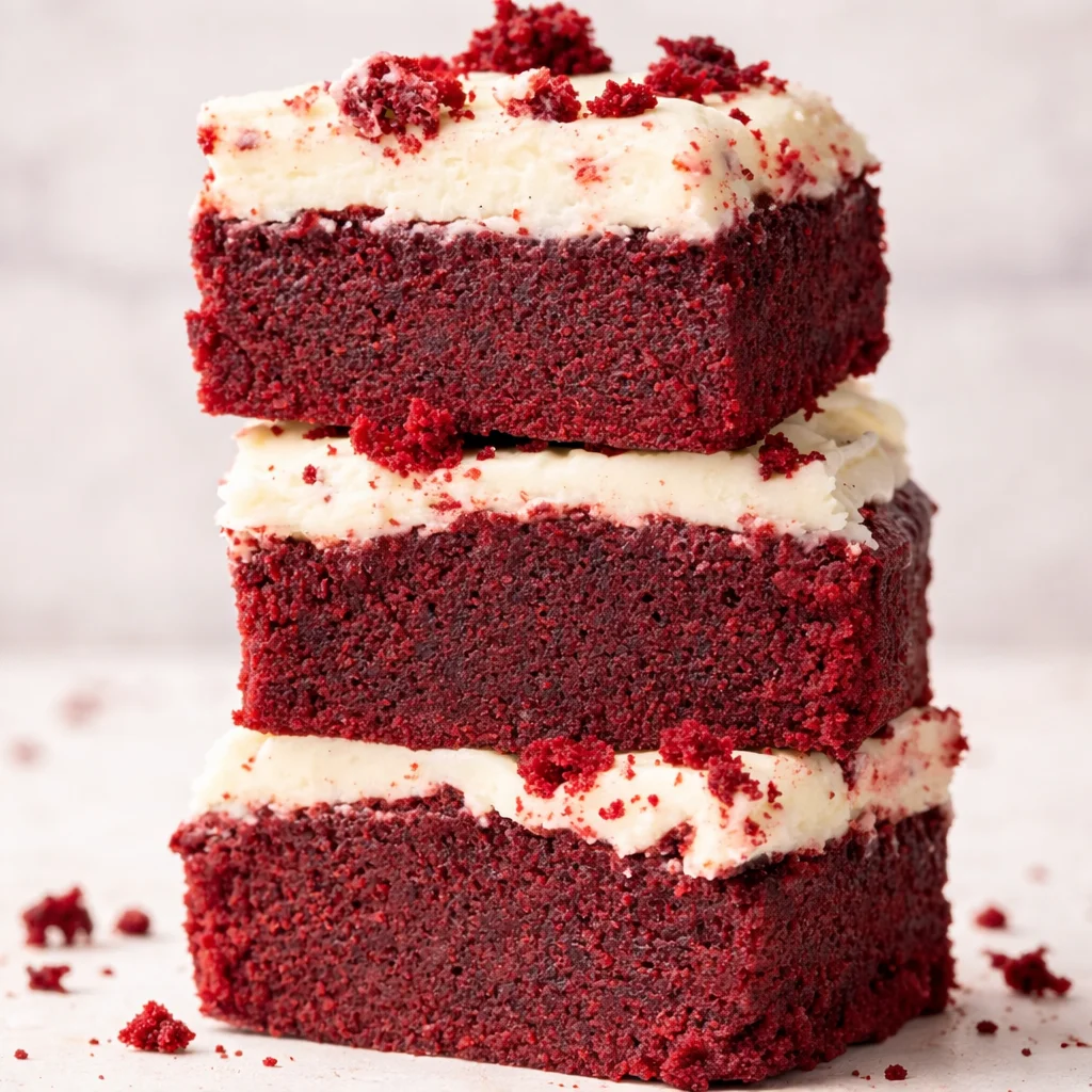 Decadent Red Velvet Brownie Bites You'll Love to Indulge In 33 Delicious Red Velvet Brownie Bites topped with cream cheese frosting.