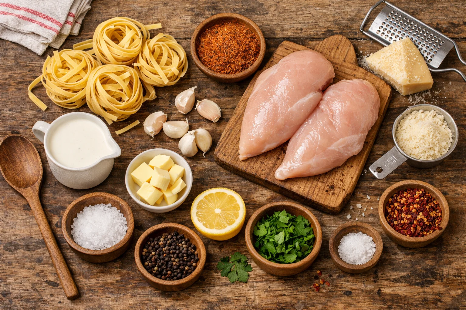 Cajun Chicken Alfredo Pasta in 30 Minutes