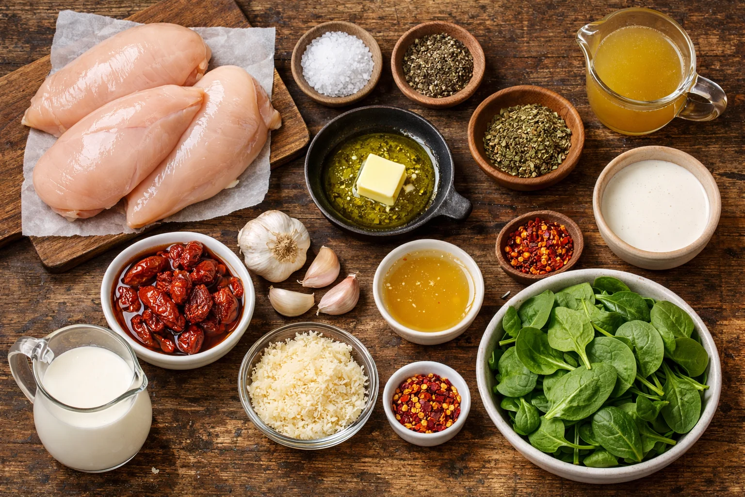 Delicious Creamy Tuscan Chicken with Sun-Dried Tomatoes Recipe
