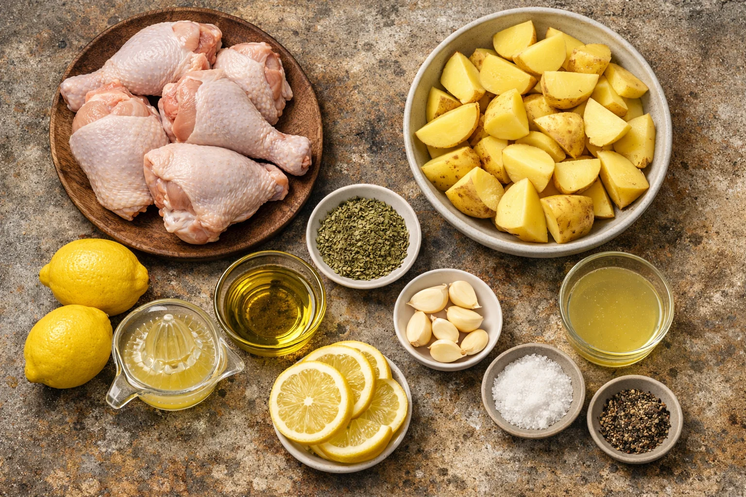 Greek Lemon Chicken with Crispy Potatoes