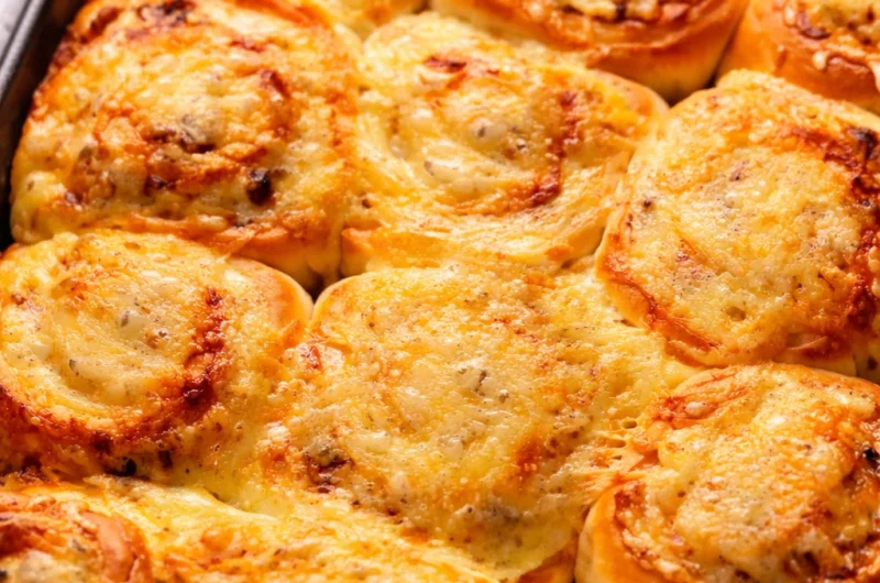 Delicious Vegemite scrolls baked to perfection with cheese, ideal for snacks.