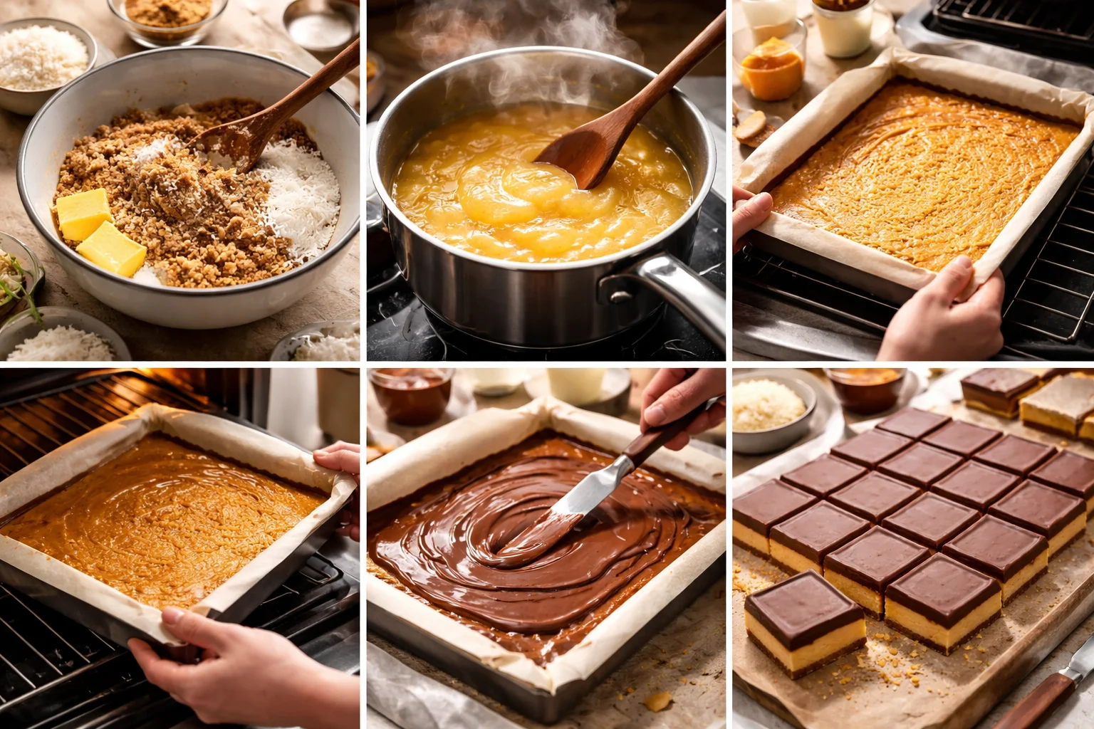 Australian caramel slice