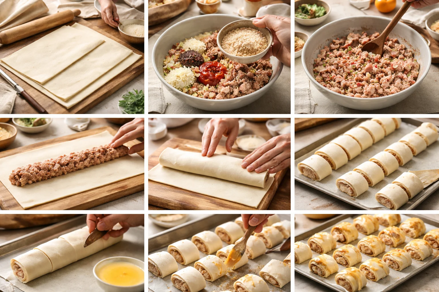 Australian sausage rolls recipe