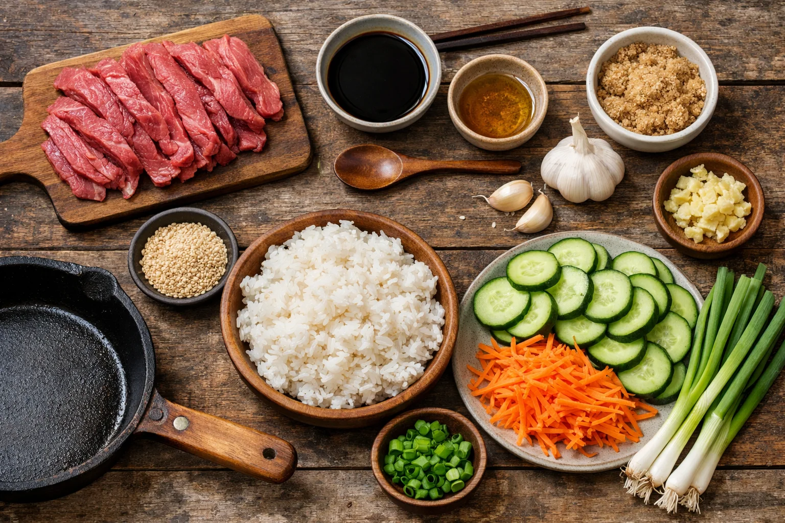 Quick and Tasty Korean Beef Bulgogi Rice Bowls in 20 Minutes!