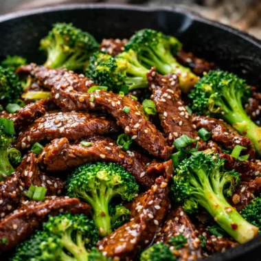 Delicious Beef and Broccoli Stir Fry Better Than Takeout in a bowl with chopsticks.