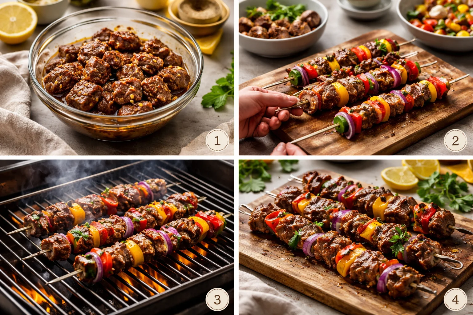 Australian beef skewers recipe