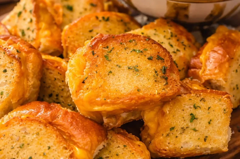 Mini Grilled Cheese Hawaiian Rolls with melted cheese and crispy edges.