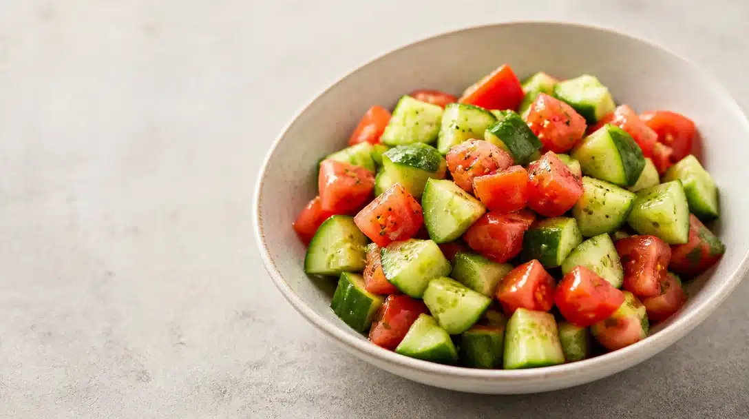 Crisp Cucumber Tomato Salad 31 Crisp Cucumber Tomato Salad