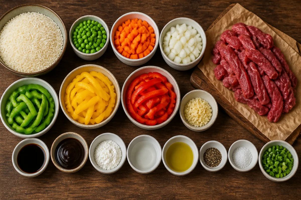 Sizzling Beef Stir-Fry Veggie Rice Bowl