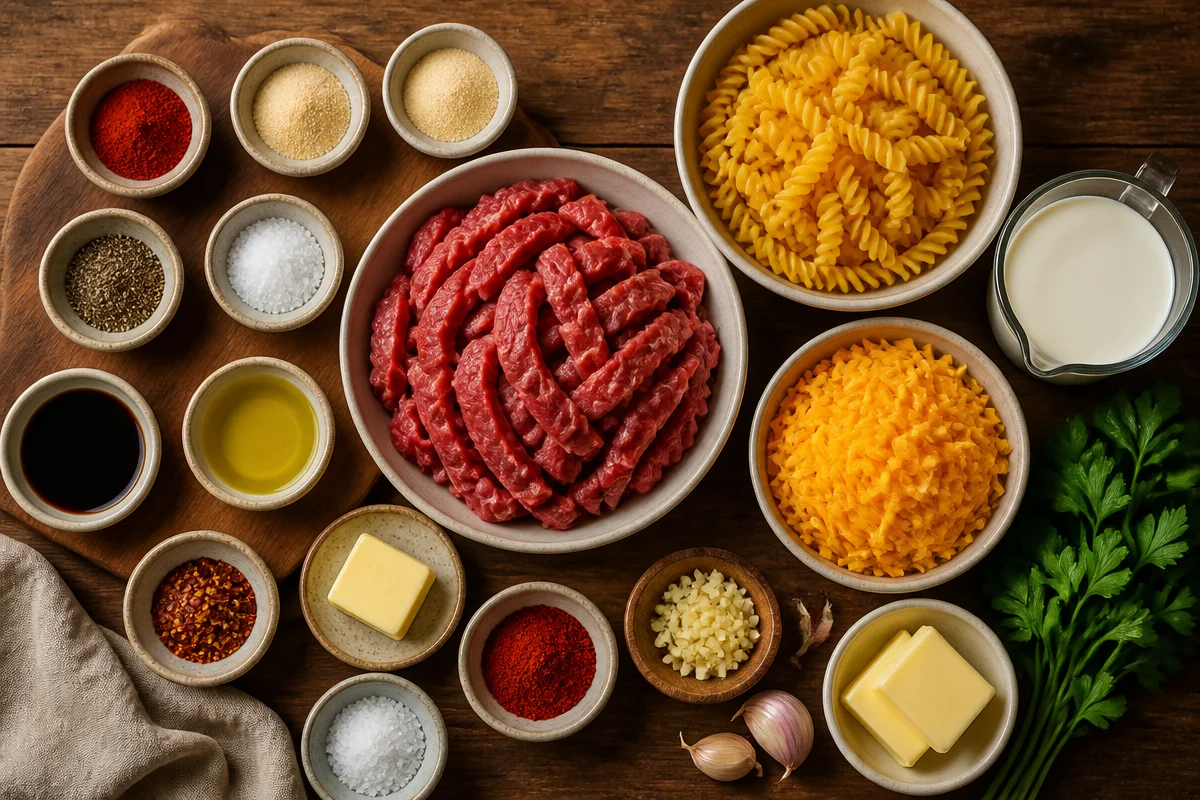 One-Pan Cajun Steak Pasta