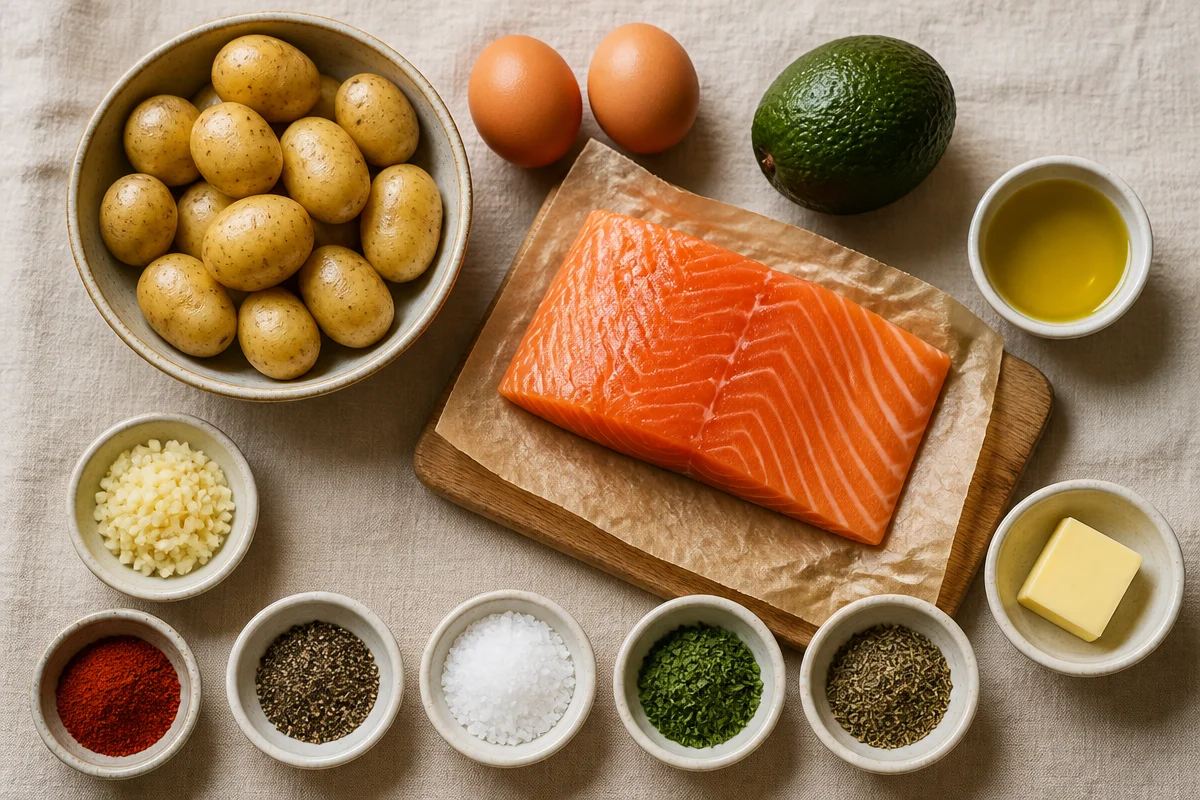 Golden Garlic Herb Salmon