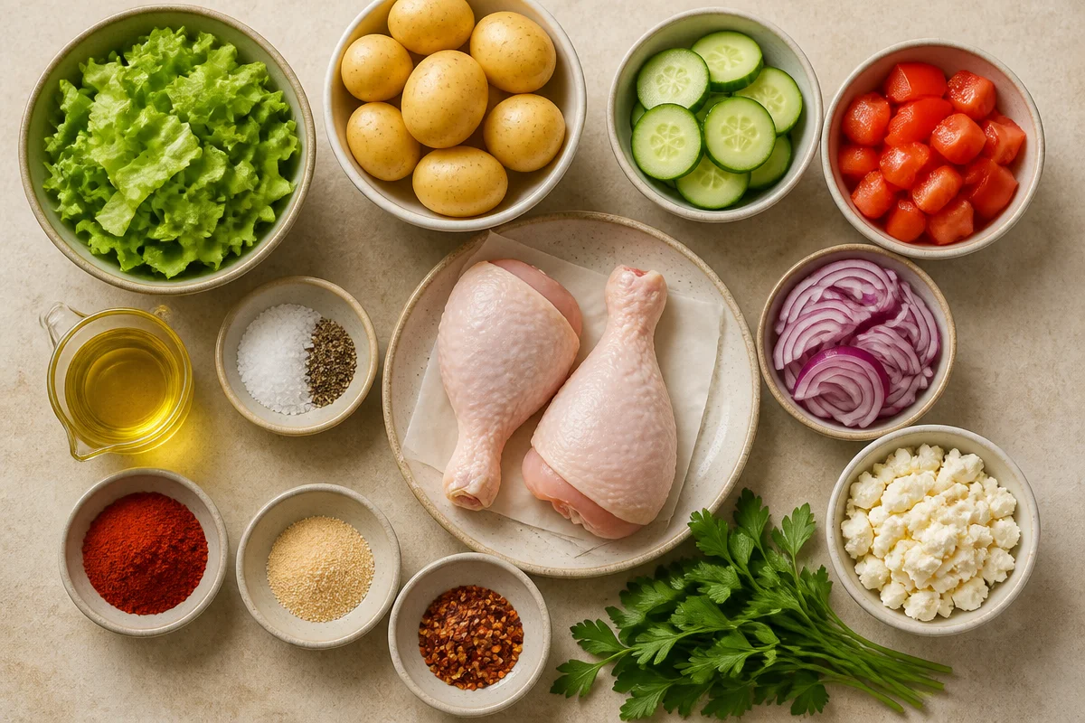 One-Pan Mediterranean Chicken Bowl