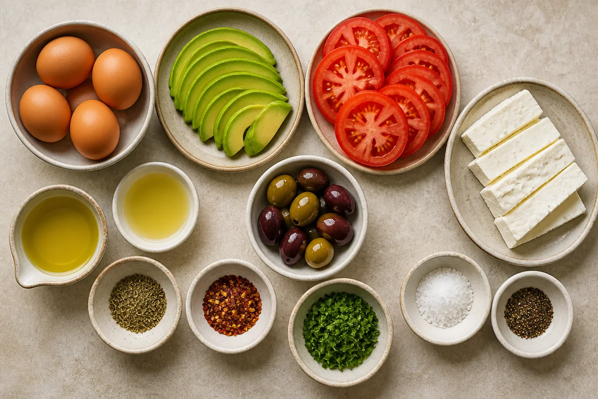 Herbed Mediterranean Protein Plate