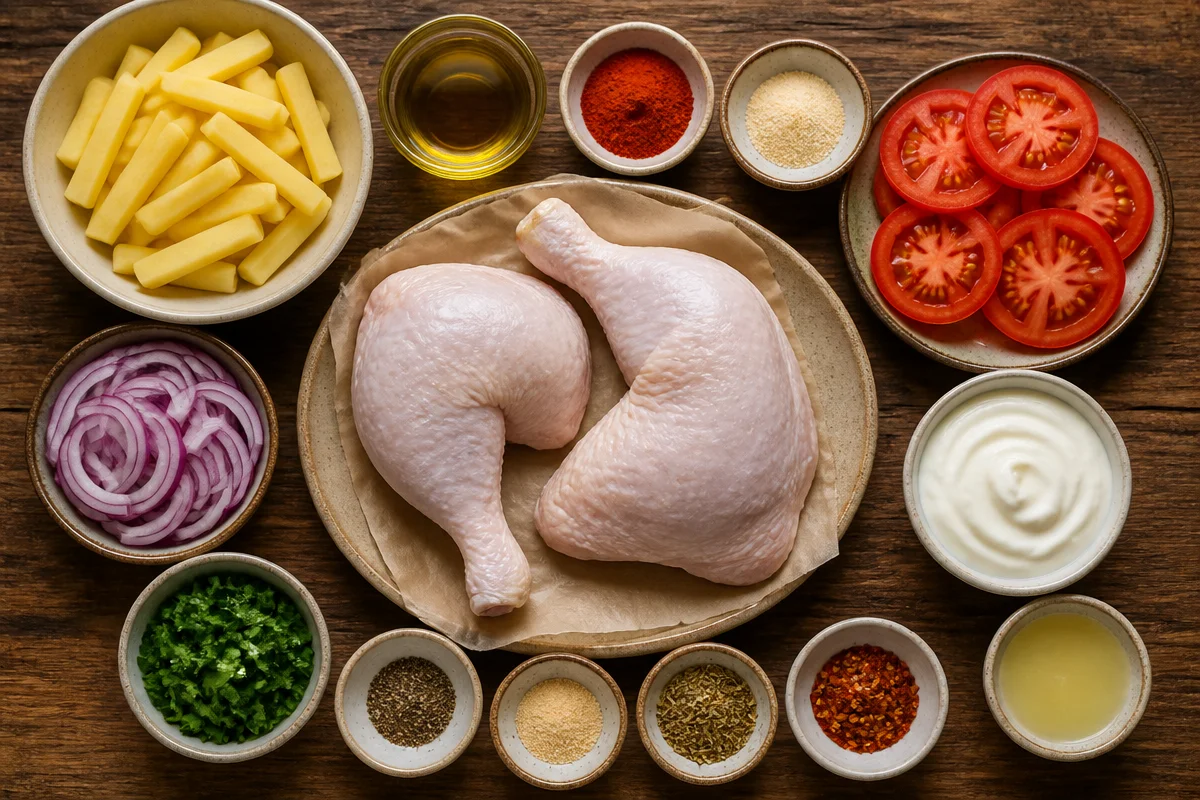 Creamy Roast Chicken Platter