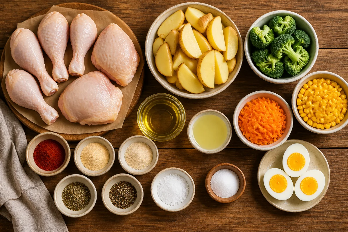 Crispy Roast Chicken Power Plate