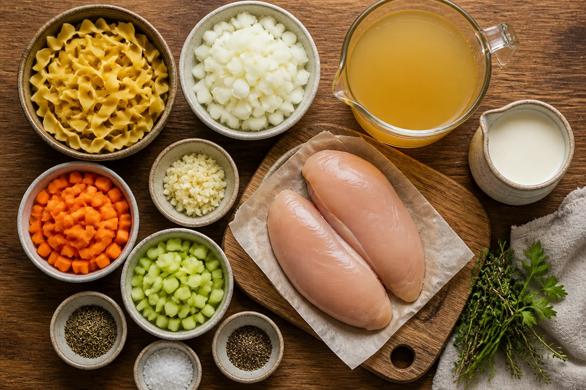 Crack Chicken Noodle Soup