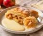 Apfelstrudel mit Vanillesauce