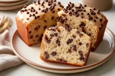 Creamy German Chocolate Crumble Cake topped with rich chocolate and coconut frosting