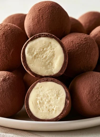 Delicious Marzipankartoffeln, traditional German marzipan potatoes on a festive plate.