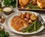 Parmesan Crusted Chicken Sheet Pan Dinner