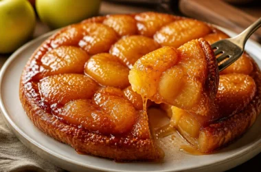 Tarte Tatin aux Pommes, a delicious upside-down apple tart