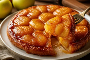 Tarte Tatin aux Pommes, a delicious upside-down apple tart