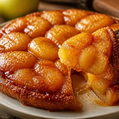 Tarte Tatin aux Pommes, a delicious upside-down apple tart