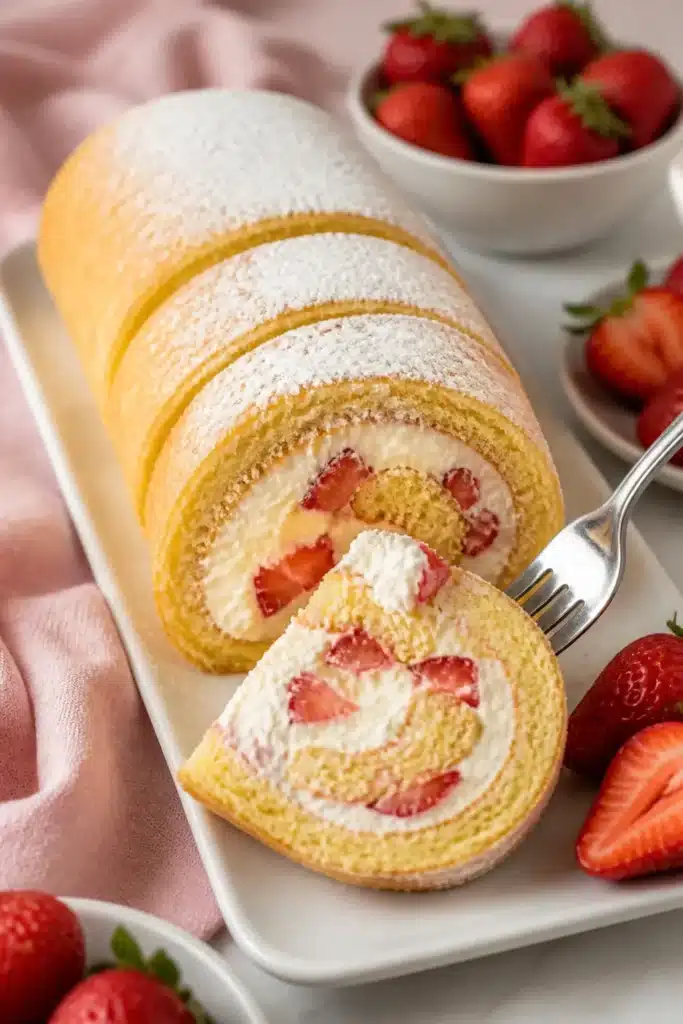 himmlischer erdbeer japanischer kuchenrolle 2026 09 04 181305 683x1024 1 Himmlischer Erdbeer-Japanischer Kuchenrolle