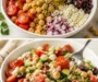 Mediterranes Kichererbsensalat