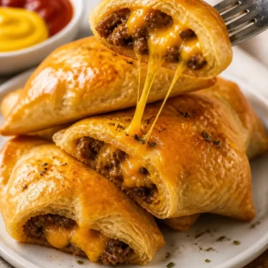 Cheeseburger Pockets Recipe 38 Leckere Cheeseburger Pockets frisch aus dem Ofen