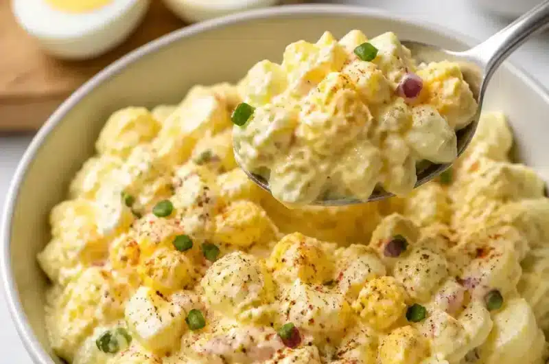Leckeres Eiersalat-Rezept mit hartgekochten Eiern als Beilage.