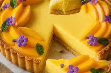 Köstlicher Mango Curd Tart – das ideale Dessert für Mango-Fans