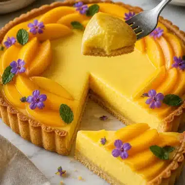 Köstlicher Mango Curd Tart – das ideale Dessert für Mango-Fans