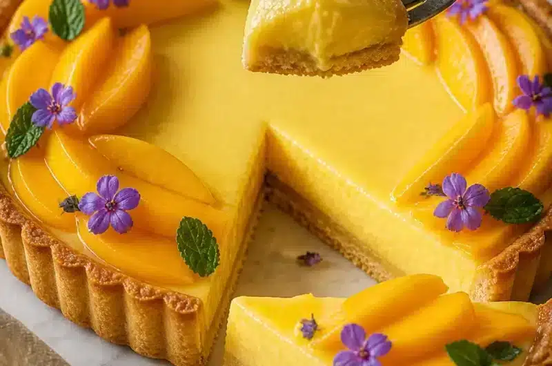 Köstlicher Mango Curd Tart – das ideale Dessert für Mango-Fans