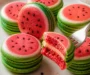 Wassermelonen-Macarons