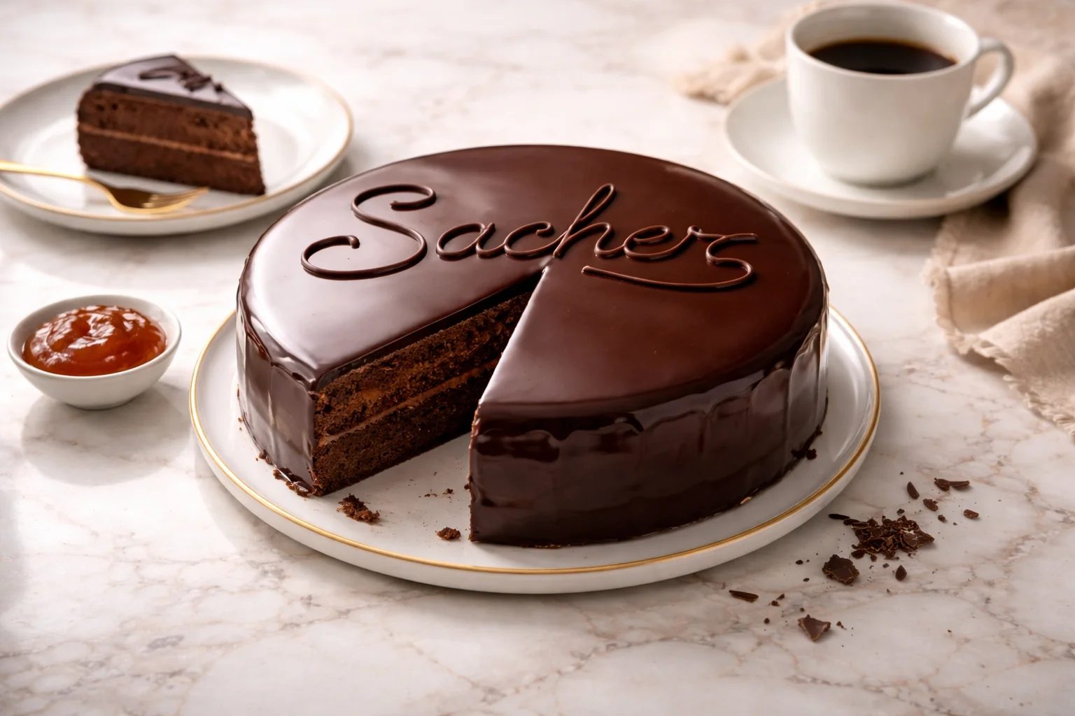 Classic Sachertorte Recipe (Austrian Chocolate Cake)