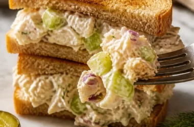 Schnelle und cremige Canned Chicken Salad Sandwiches für die Familie