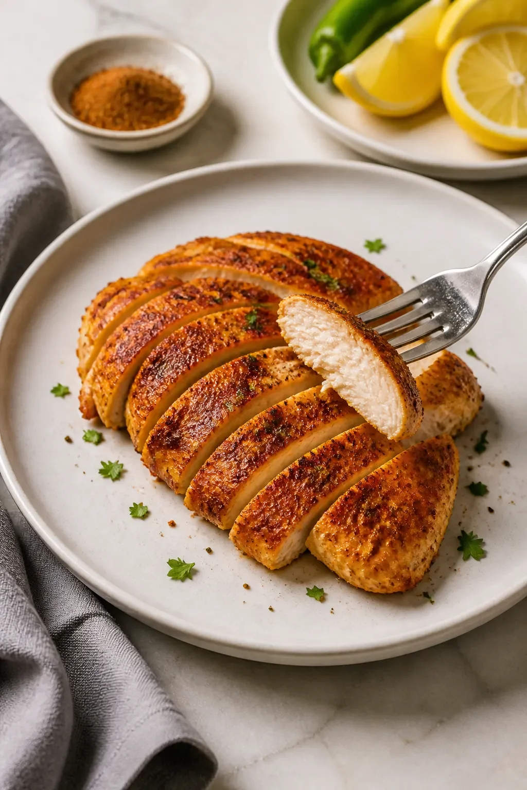 Air Fryer Chicken Breasts (in 10 minutes!) - Downshiftology