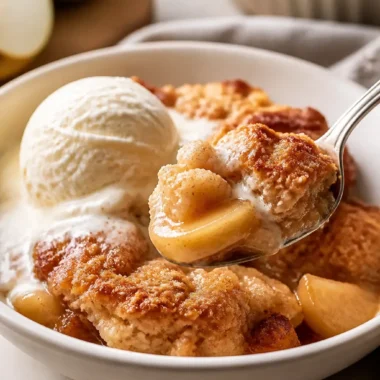 Apple Cobbler Recipe | Cobbler topping no butter, Apple cobbler recipe with pie apples easy, Apple cobbler with canned apples 38 Leckeres Apfel-Cobbler mit knusprigem Belag ohne Butter
