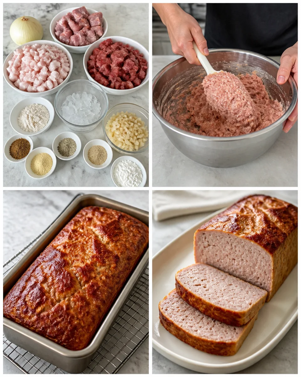 Authentisches Leberkäse-Rezept (Bayerischer Fleischkäse)