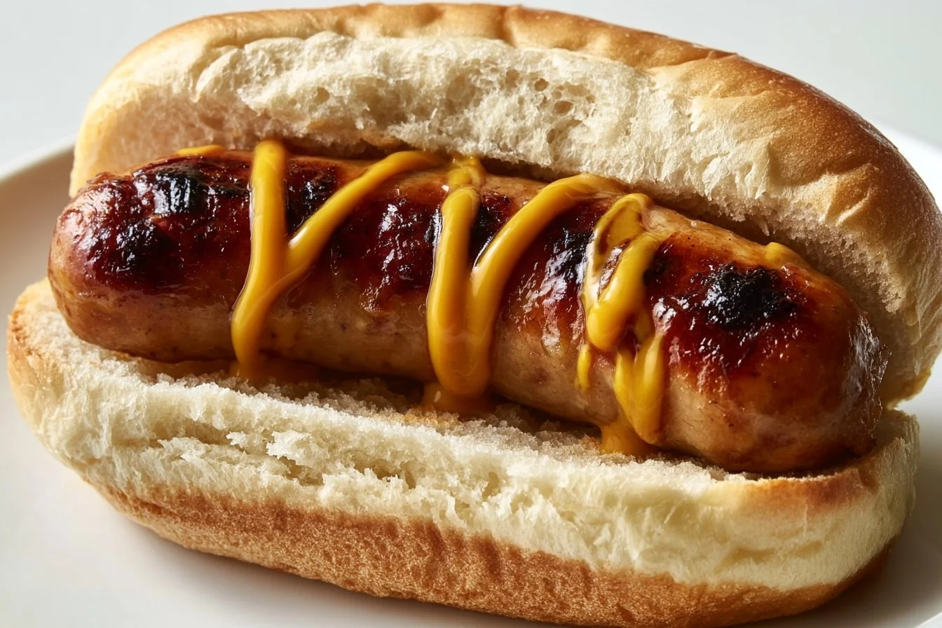 Bratwurst im Brötchen 31 Bratwurst im Brötchen
