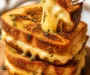 Crispy Garlic Grilled Cheese Melt