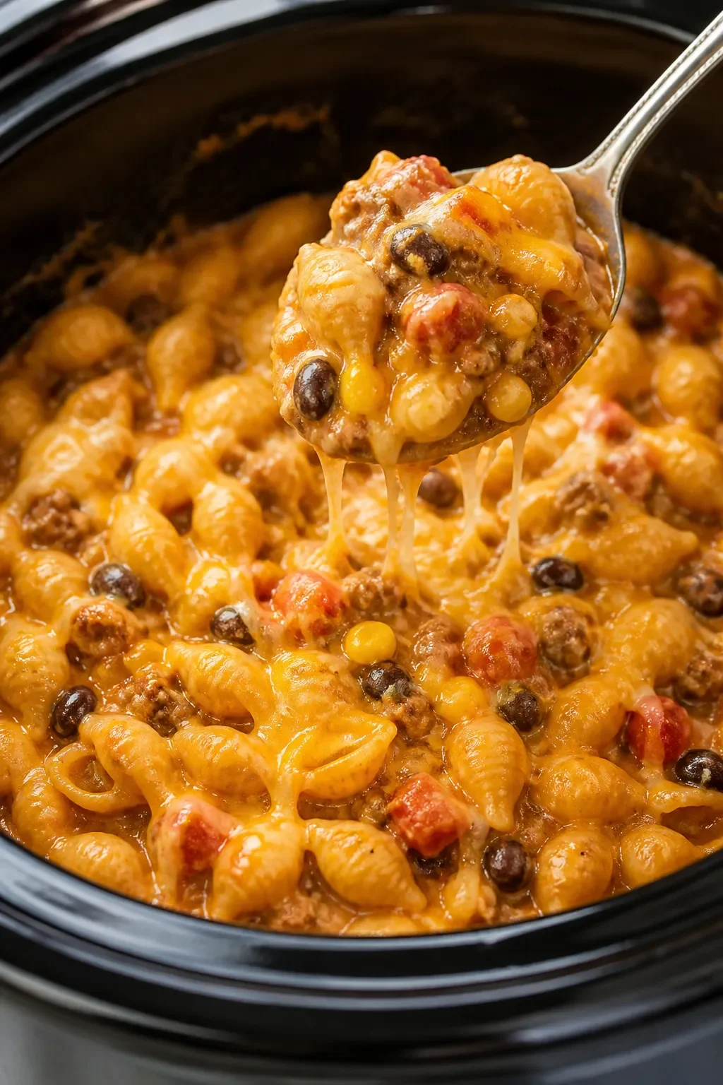 Crock Pot Taco Shells and Cheese - Recipes That Crock!