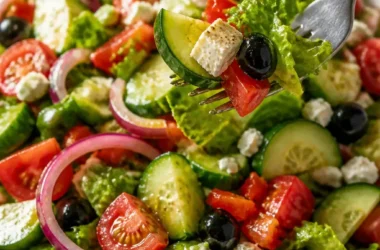 Klassischer Haus-Salat mit frischen Zutaten und ansprechender Präsentation